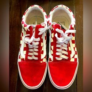 Vans - Red & White Checkered